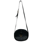 Dior Vintage Honeycomb Logo Shoulder Bag Black — view 2