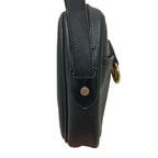 Dior Vintage Honeycomb Logo Shoulder Bag Black — view 5