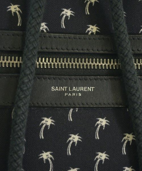 Saint Laurent Paris City Sailor Drawstring Backpack — view 4