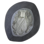 Hermes Calvi Bucket Hat Sellier Buttons Gray Spring Summer Fall Winter — view 7