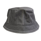 Hermes Calvi Bucket Hat Sellier Buttons Gray Spring Summer Fall Winter — view 3