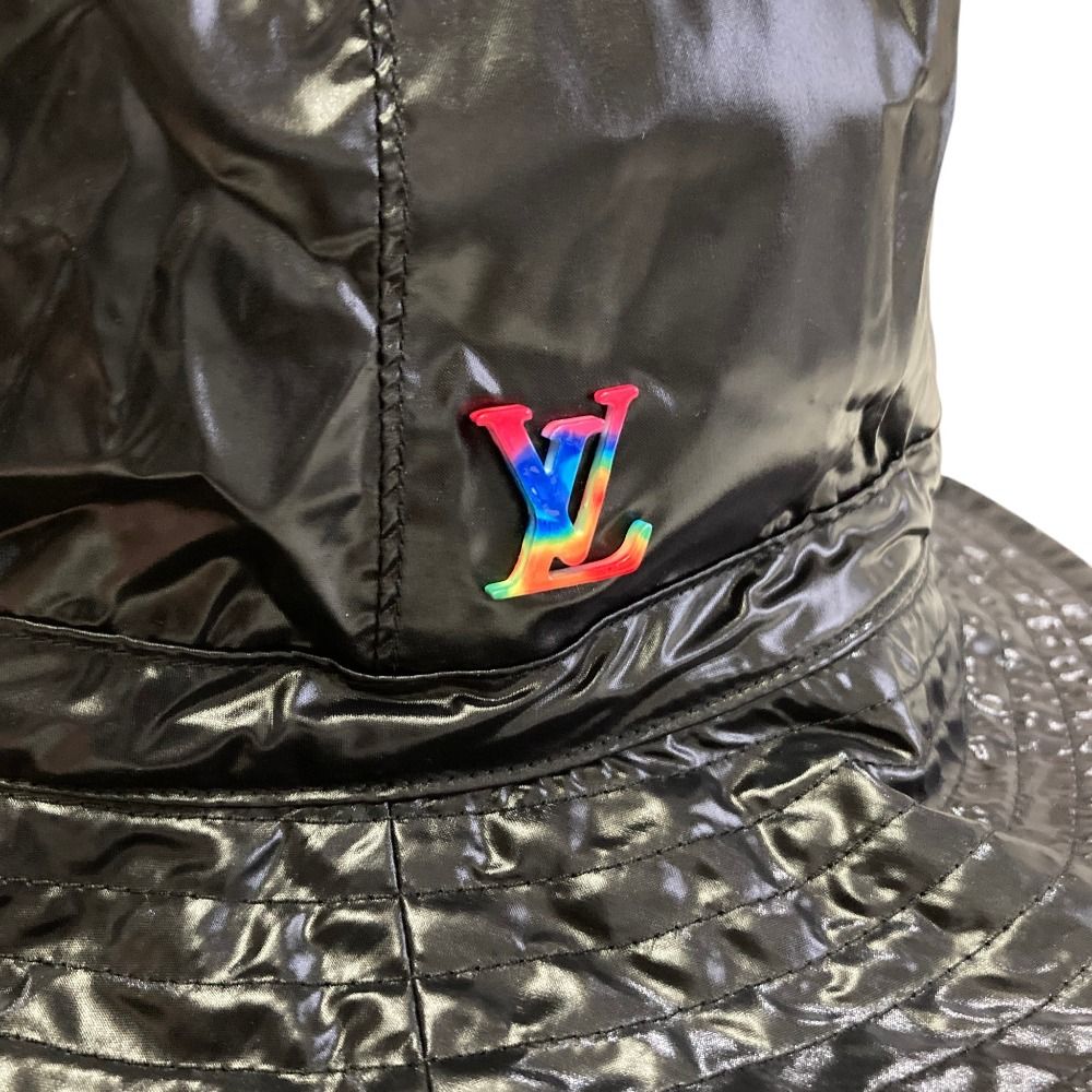 Louis Vuitton Virgil Abloh Bonnet Bucket Hat Black Spring Summer Fall Winter — view 3