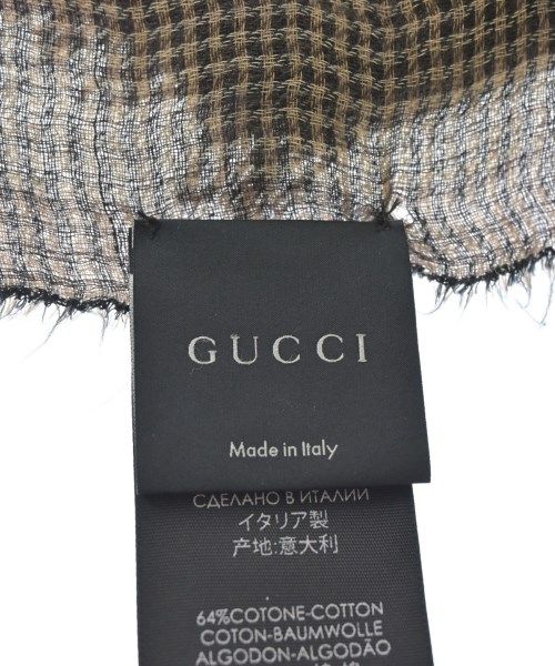 Gucci Shawl Scarf Brown — view 3