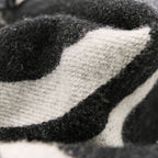 Louis Vuitton Echarpe Team Cashmere Wool Scarf Shawl Black — view 8