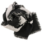 Louis Vuitton Echarpe Team Cashmere Wool Scarf Shawl Black — view 6