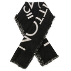 Louis Vuitton Echarpe Team Cashmere Wool Scarf Shawl Black — view 5