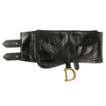 Dior Saddle Belt Leather Black