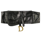 Dior Saddle Belt Leather Black — view 2