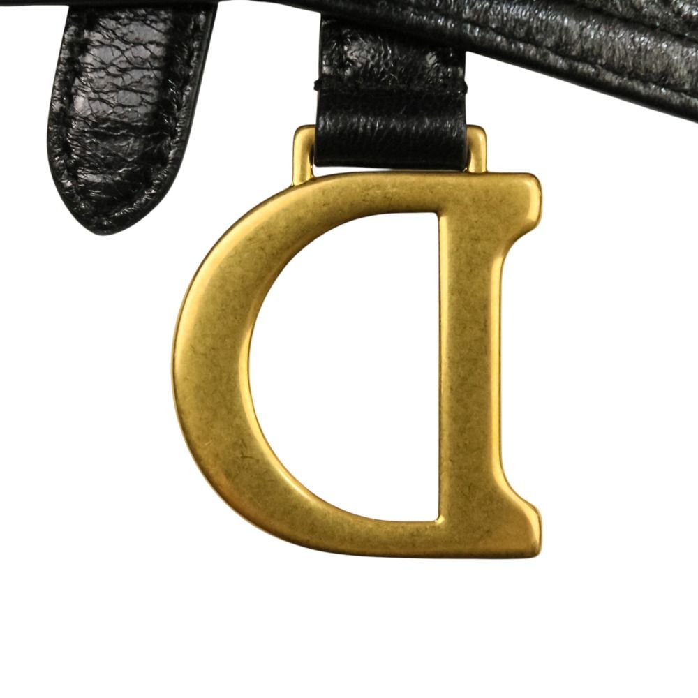 Dior Saddle Belt Leather Black — view 5