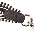 Hermes Bandouliere Sangle Kaval 25 Shoulder Strap Silver Toile Veau Black — view 7