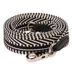 Hermes Bandouliere Sangle Kaval 25 Shoulder Strap Silver Toile Veau Black — view 2
