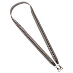 Hermes Bandouliere Sangle Kaval 25 Shoulder Strap Silver Toile Veau Black