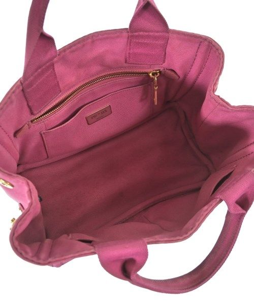 Prada Canvas Canapa Tote Bag — view 3