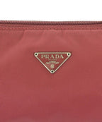 Prada Nylon Handbag Red — view 8