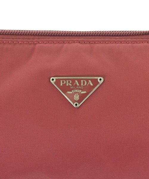 Prada Nylon Handbag Red — view 8
