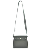 Hermes Herbag Zip 20 Mini Toile Hunter Ardoise Gray Silver Shoulder Bag — view 3