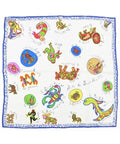 Dior Bandana Scarf White