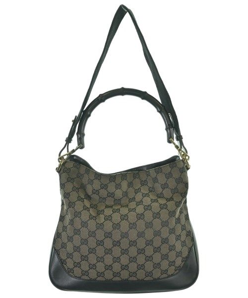 Gucci GG Canvas Bamboo 2-Way Handbag — view 3