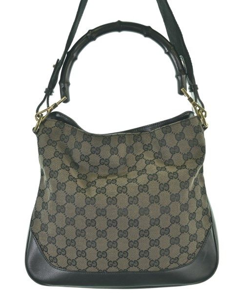 Gucci GG Canvas Bamboo 2-Way Handbag