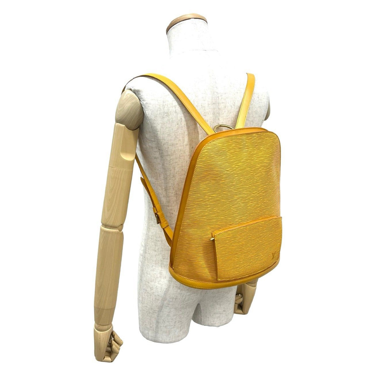 Louis Vuitton Vintage Kobran Epi Leather Backpack Tassili Yellow — view 2