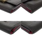 Louis Vuitton Portefeuille Capucines Compact XS Leather Black Trifold Wallet — view 3