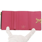 Louis Vuitton Portefeuille Capucines Compact XS Leather Black Trifold Wallet — view 4