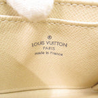 Louis Vuitton Zippy Coin Purse Damier Azur White — view 5