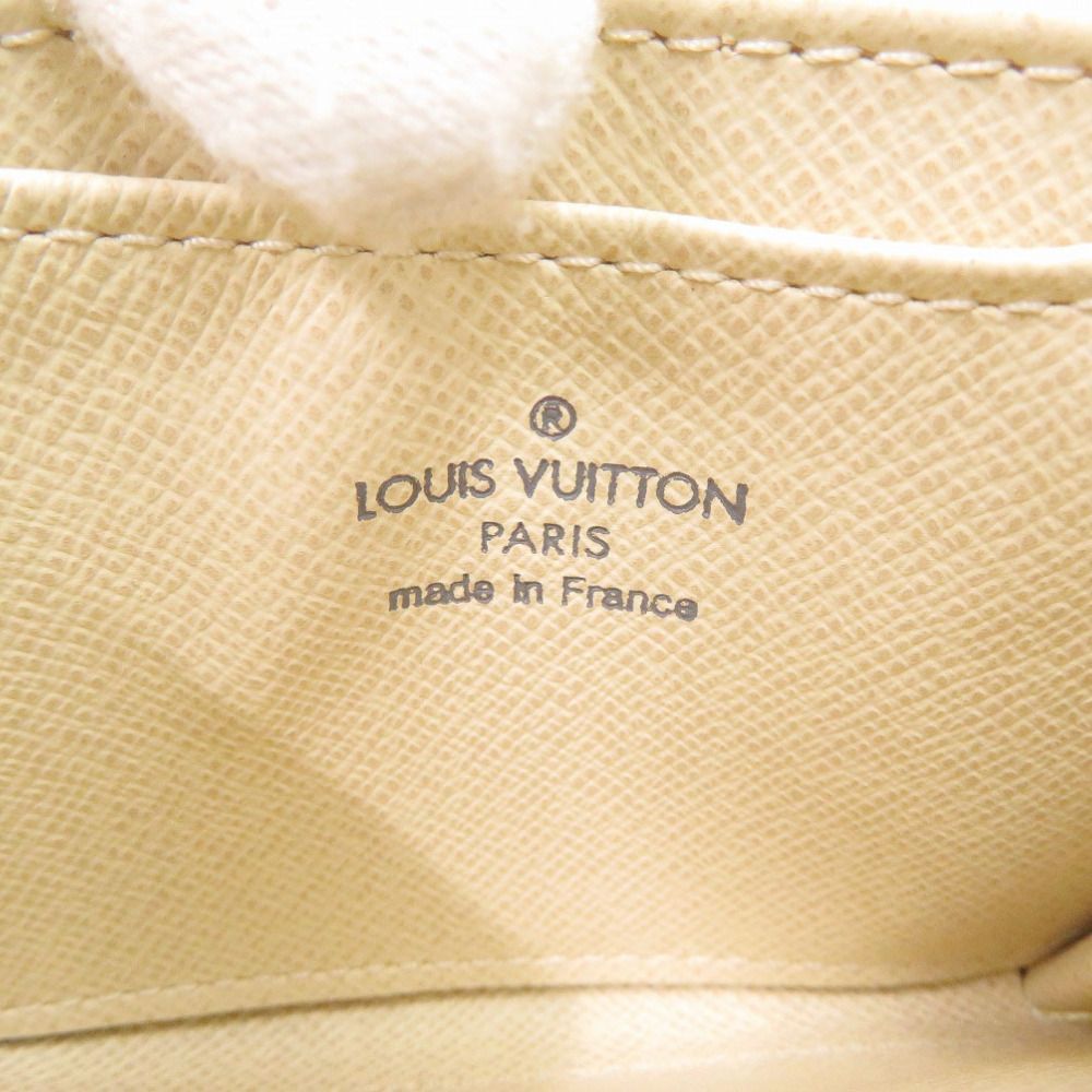 Louis Vuitton Zippy Coin Purse Damier Azur White — view 5