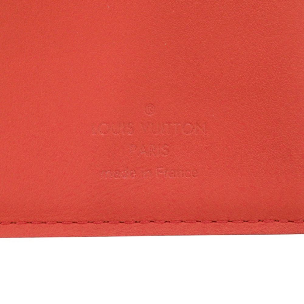 Louis Vuitton Portefeuille Brazza Damier Infini Red Wallet — view 8