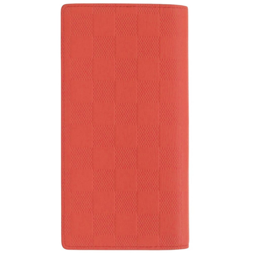 Louis Vuitton Portefeuille Brazza Damier Infini Red Wallet — view 2