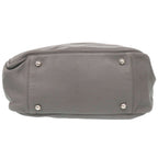 Saint Laurent Eve Roadie Leather Gray Bag — view 3