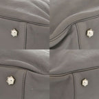 Saint Laurent Eve Roadie Leather Gray Bag — view 4