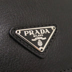 Prada Leather Black Clutch — view 8