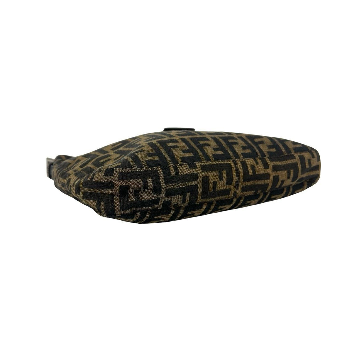 Fendi Vintage Zucca FF Pattern Canvas Leather Shoulder Bag Brown — view 7