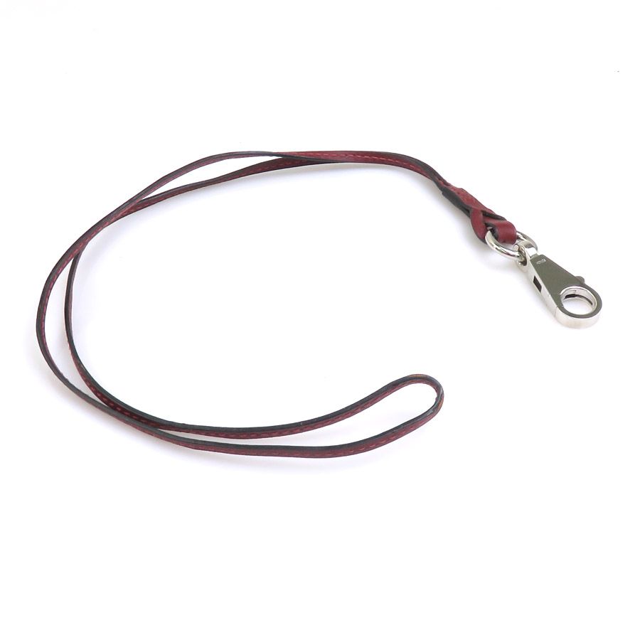 Hermes Neck Strap Bag Strap Red — view 2