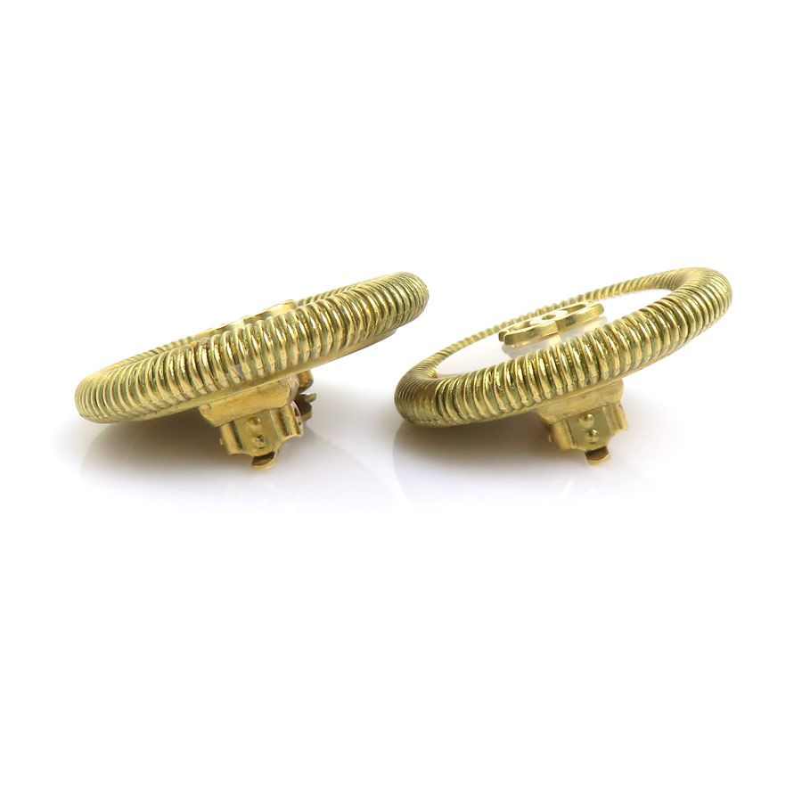 Chanel Earrings Gold — view 6