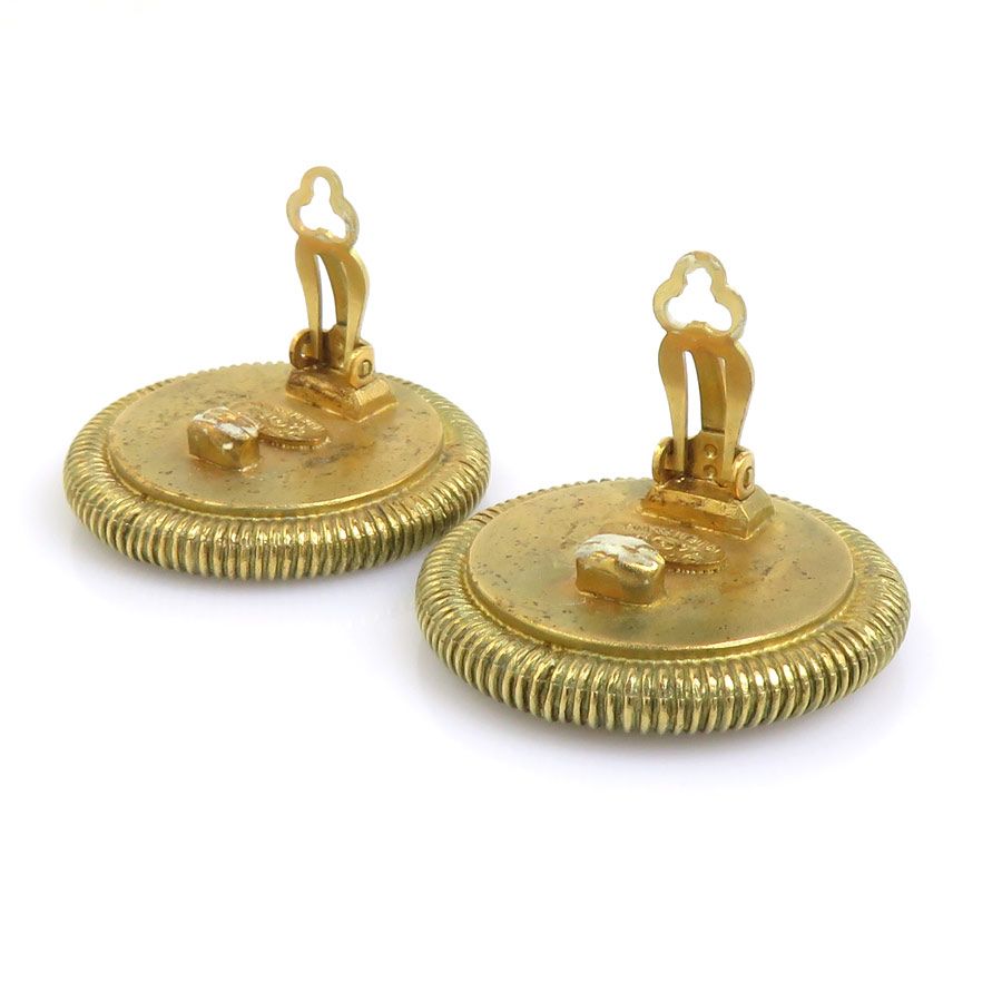 Chanel Earrings Gold — view 8
