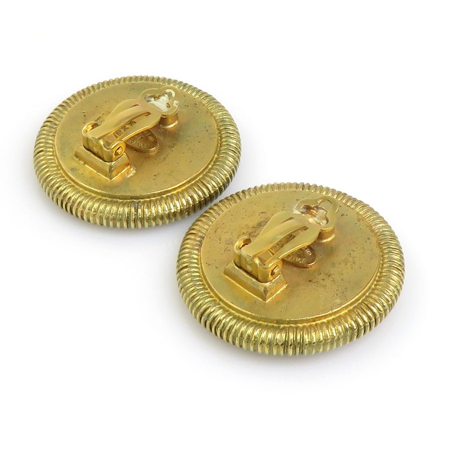 Chanel Earrings Gold — view 5