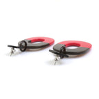 Hermes Earrings Isthme Red — view 4