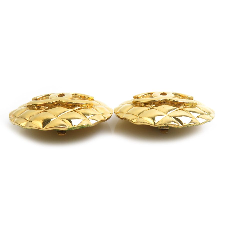 Chanel Earrings Gold — view 3