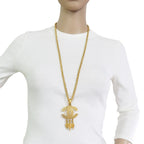 Chanel Necklace Gold — view 8