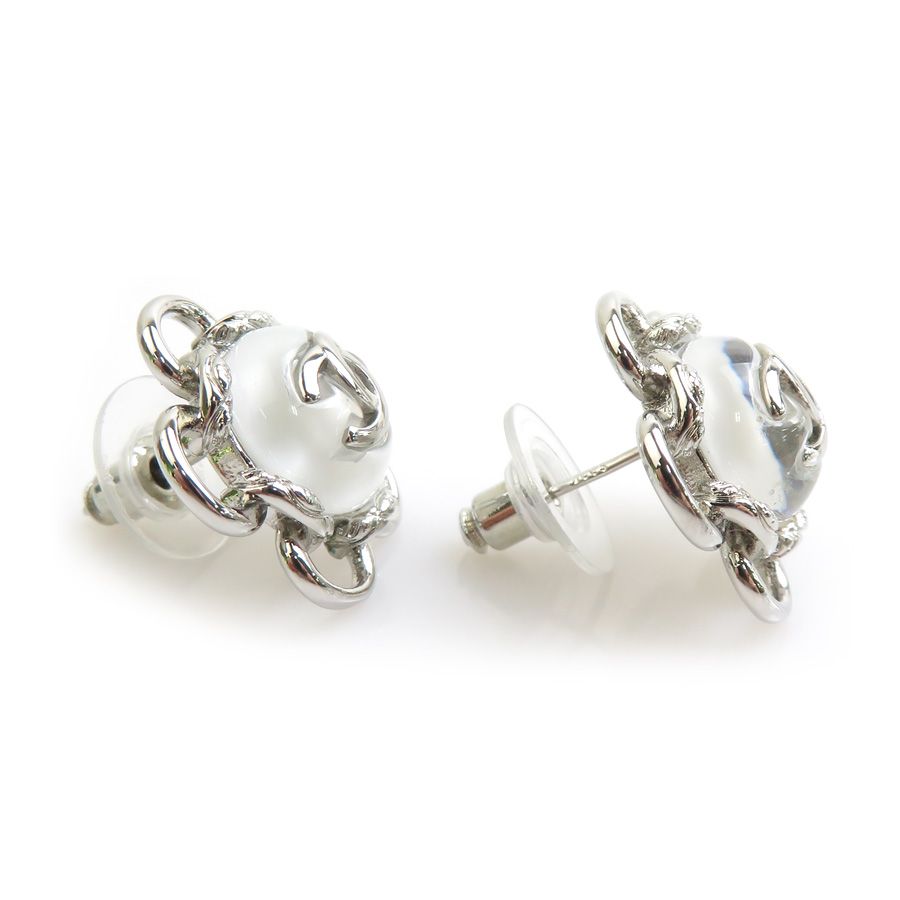 Chanel Earrings Silver — view 3