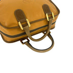 Loewe Anagram Logo Stamp Leather Mini Boston Bag Brown — view 4