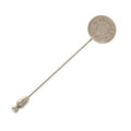 Hermes Sellier Pin Brooch Silver