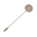 Hermes Sellier Pin Brooch Silver