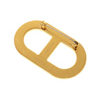 Hermes Chaine D'ancre Veau Epsom Etain Gold Brooch — view 2