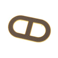 Hermes Chaine D'ancre Veau Epsom Etain Gold Brooch