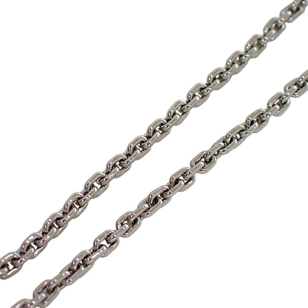 Hermes Chaine Maillon PM FJ 03 Necklace Metal Silver Black — view 7