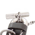 Hermes Chaine Maillon PM FJ 03 Necklace Metal Silver Black — view 8