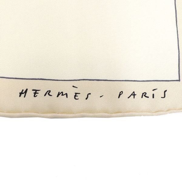 Hermes Carre 90 Etude Pour Un Iris Scarf — view 3